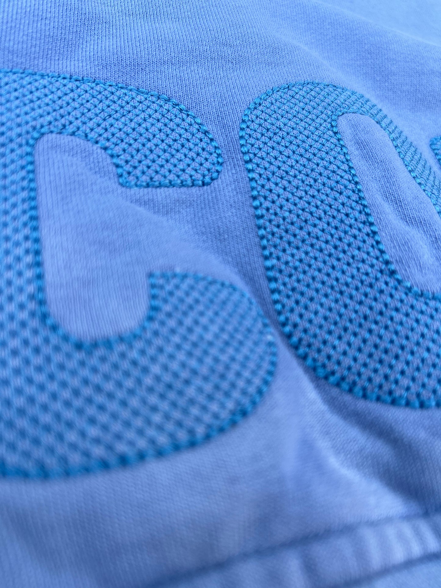 OMBRAGÉ ZIP UP - PASTEL BLUE