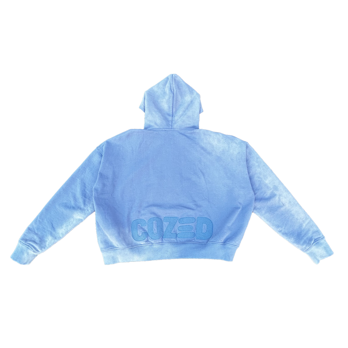 OMBRAGÉ ZIP UP - PASTEL BLUE