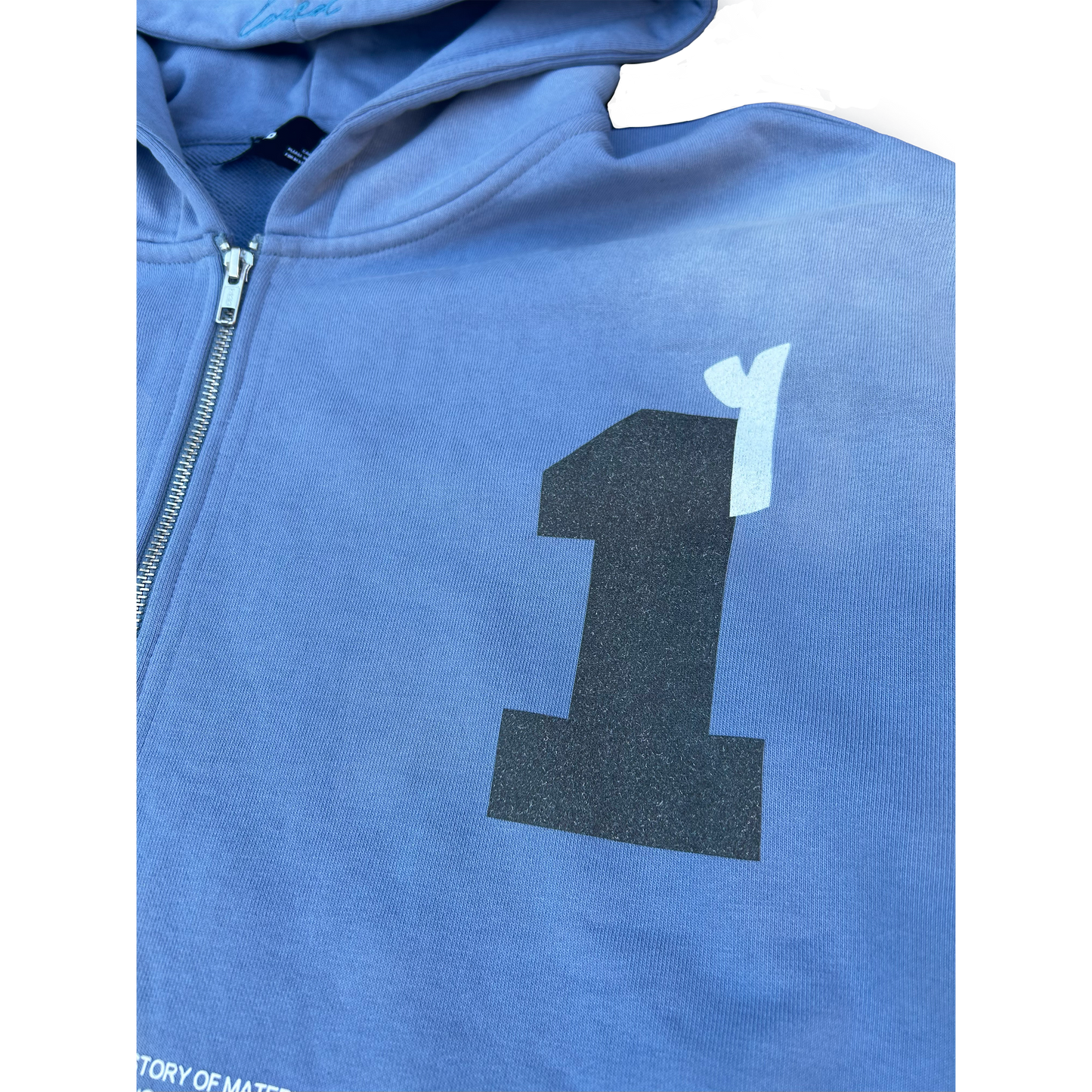 OMBRAGÉ ZIP UP - PASTEL BLUE