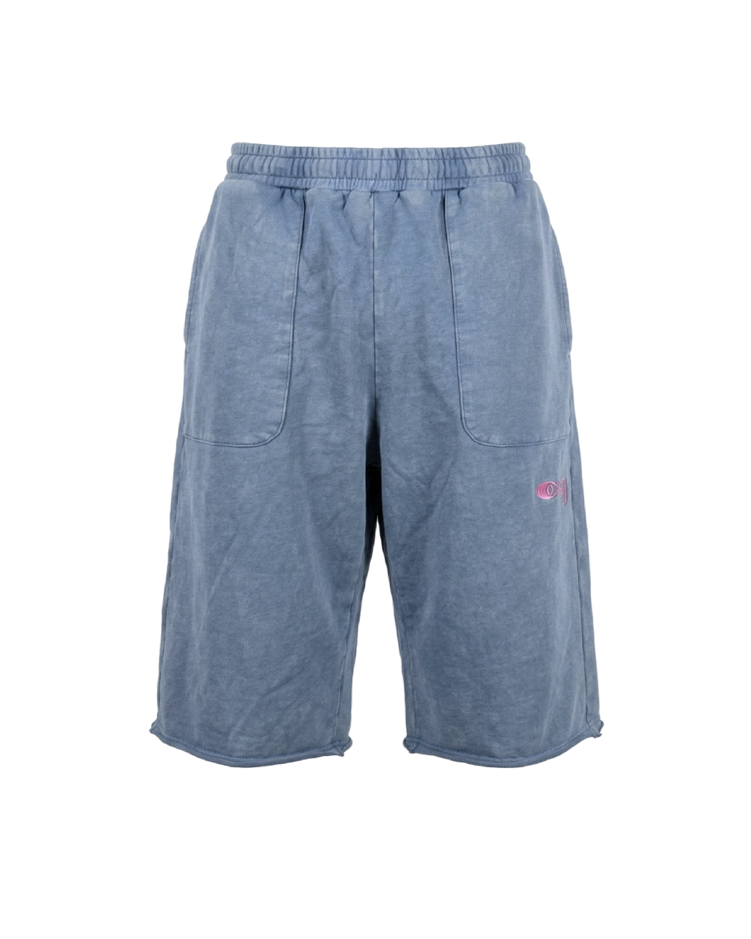 PATENT SHORTS CERULEAN
