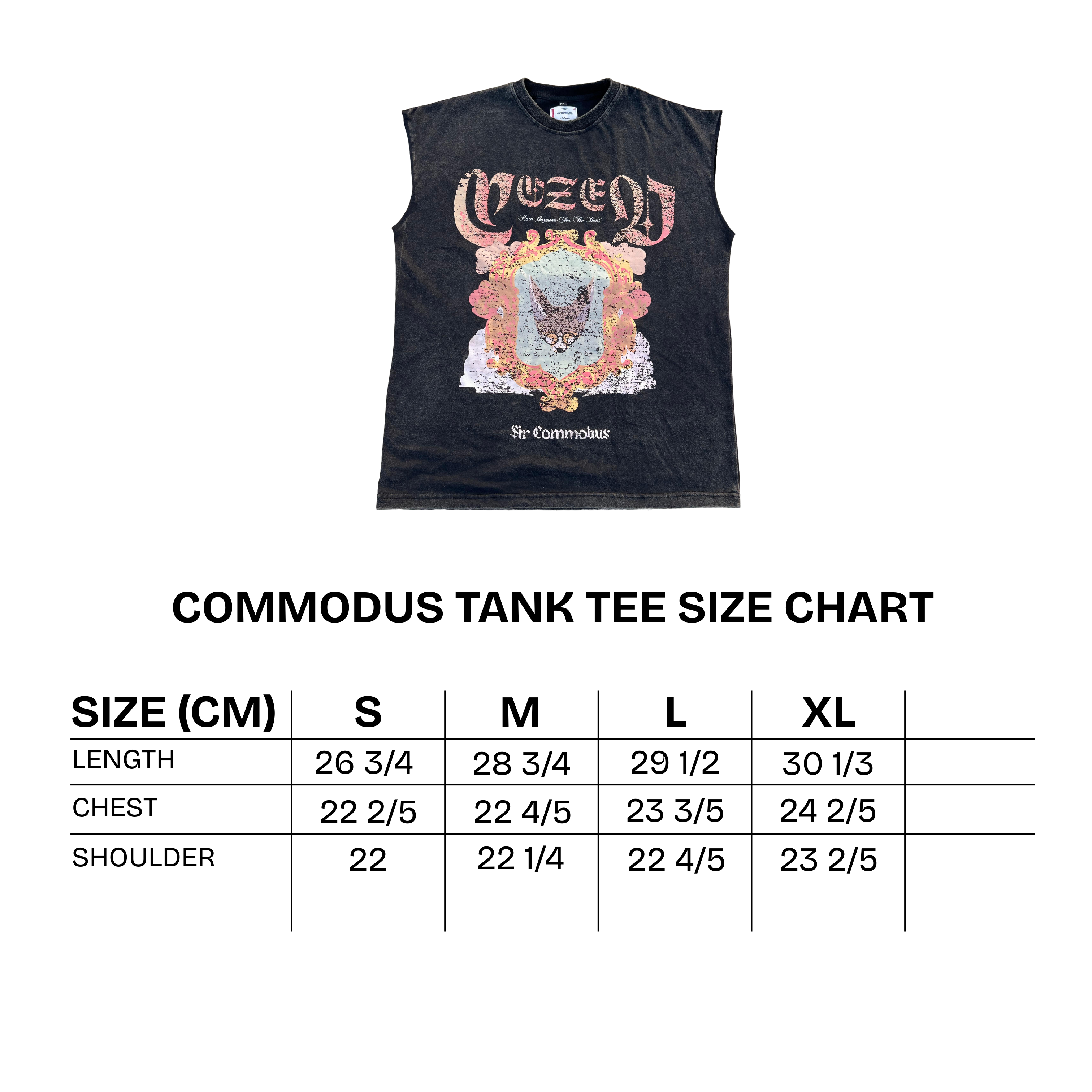 COMMODUS SLEEVELESS TANK