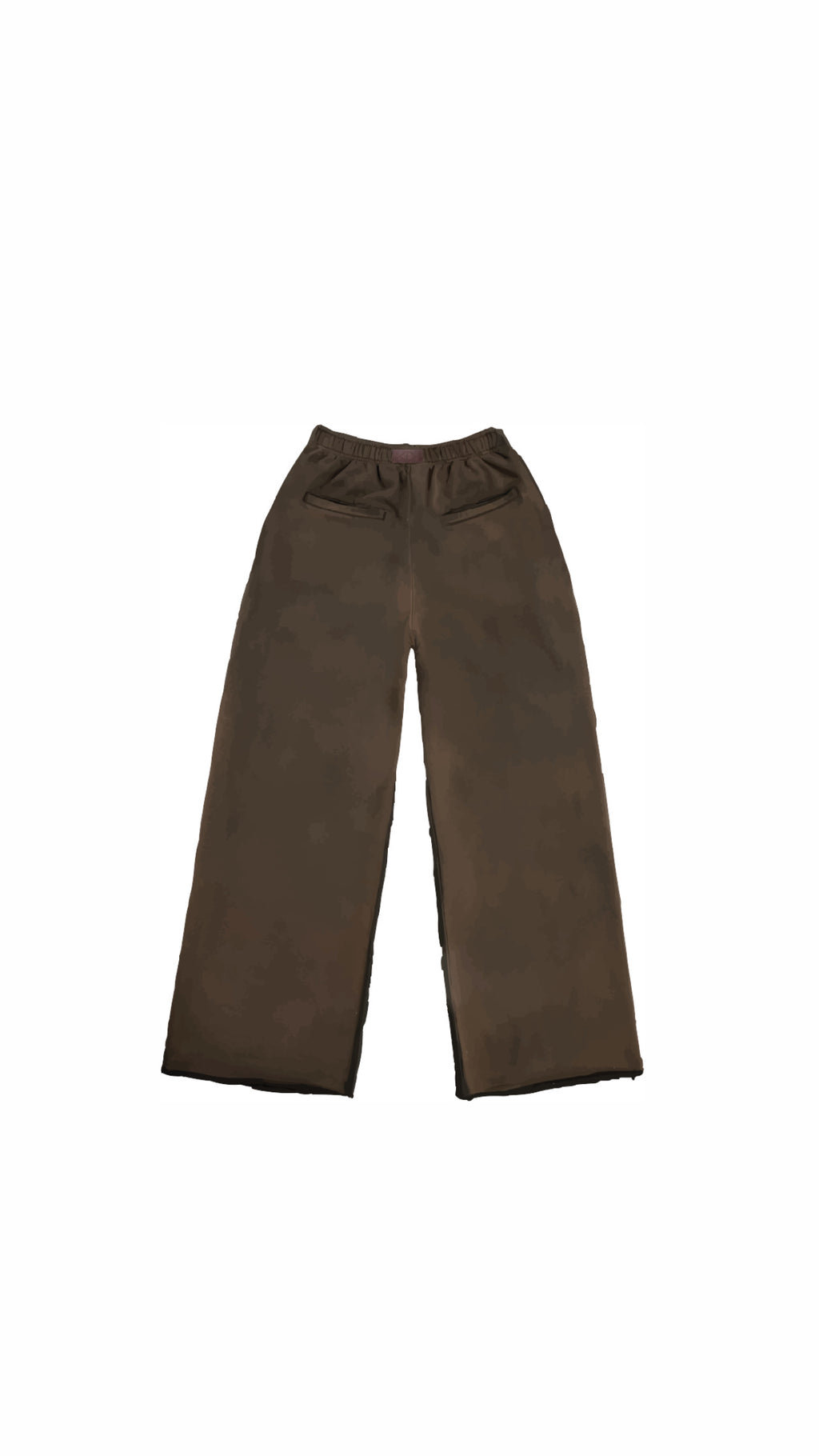 Brown pants on a white background