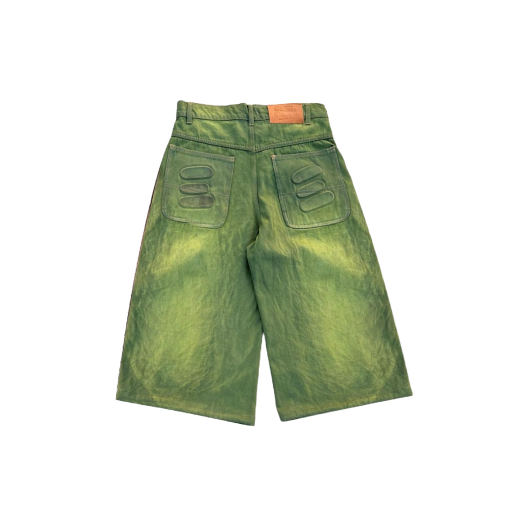 GARDENER DENIM SHORTS - SHAMROCK