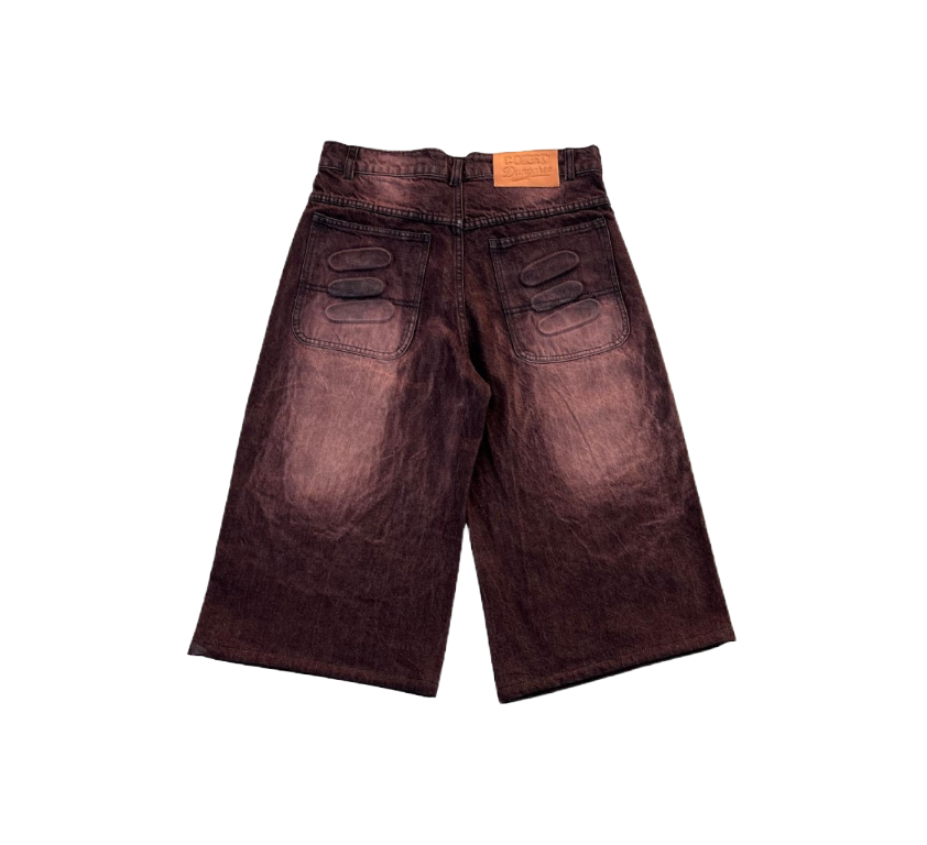 GARDENER DENIM SHORTS CHESTNUT