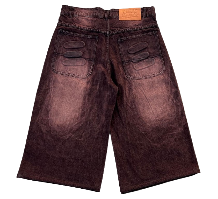 GARDENER DENIM SHORTS (CHESTNUT)